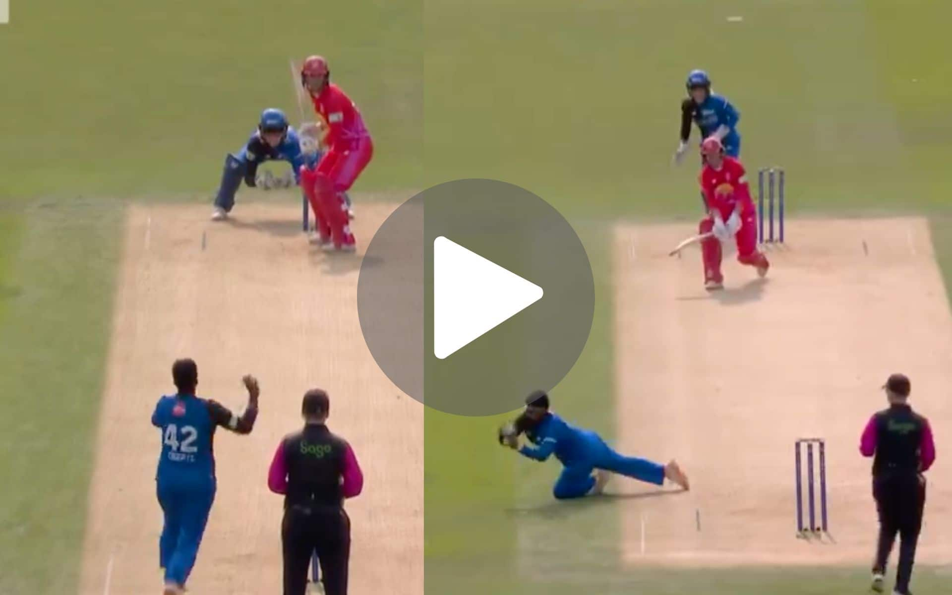 [Watch] Deepti Sharma Shines In The Hundred Final With Insane Reflexes; Takes A Stunning Caught And Bowled